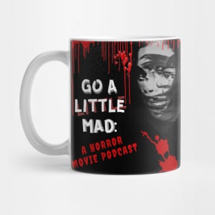 Go A Little Mad Logo - Square Image Mug